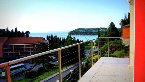 Apartment, 3 Bedrooms, Sea View (Penthouse) | Balcony - Heart of Strunjan Apartments AL (Piran)
