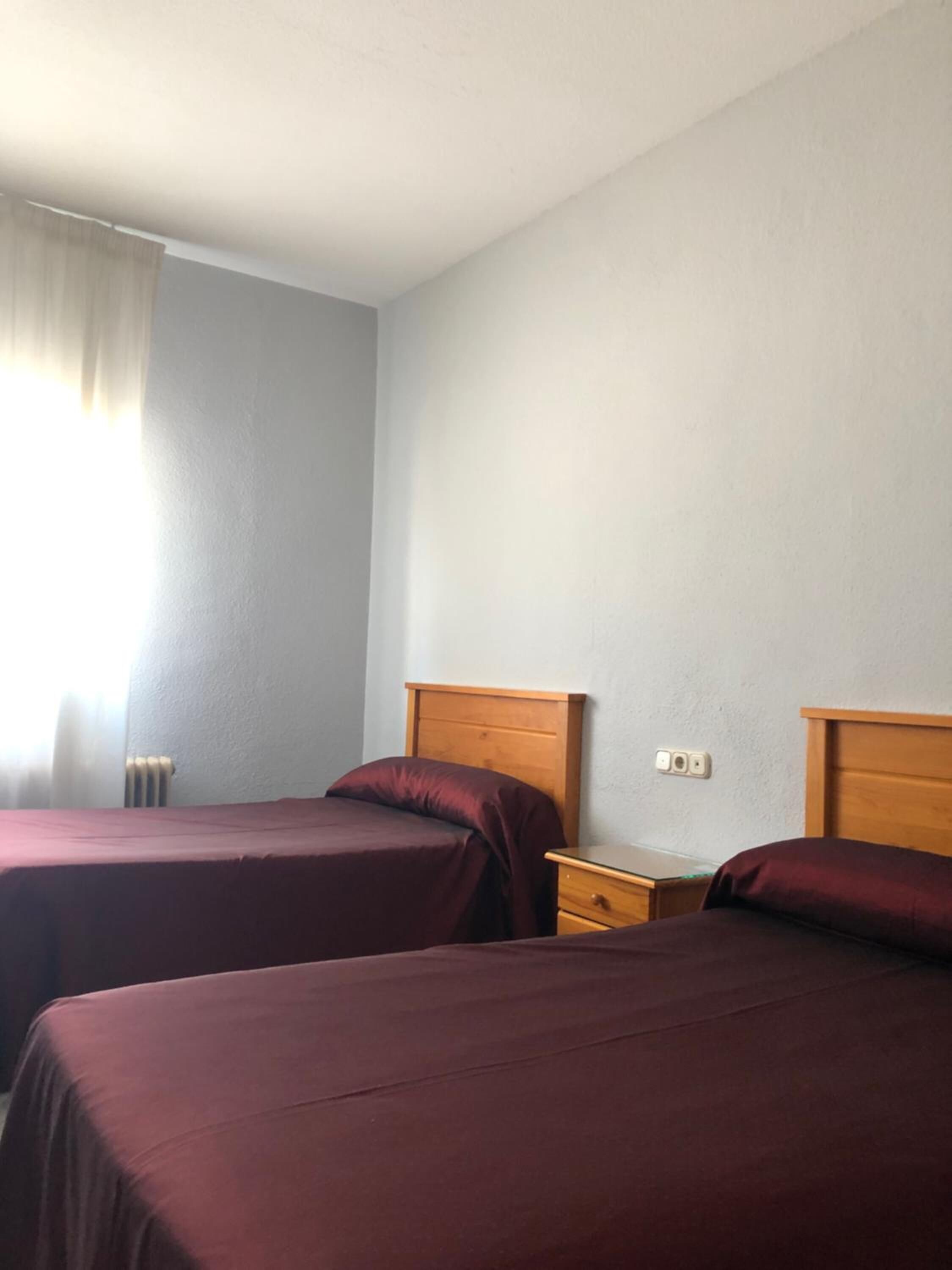 desk, blackout curtains, free wifi, bed sheets