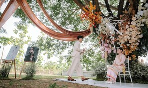 Área de bodas al aire libre