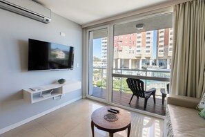 高级公寓, 1 间卧室 | 起居区 | 平板电视、Netflix、加热地板