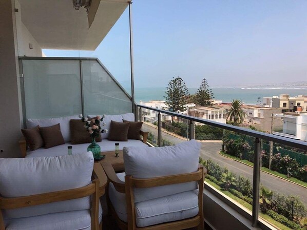 奢華公寓, 海灘景觀 | 陽台