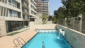 Seasonal outdoor pool - Apartment Ñuñoa (Santiago)