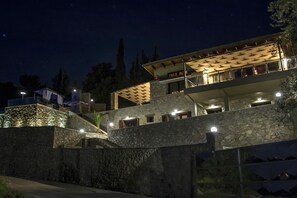 Front of property - evening/night