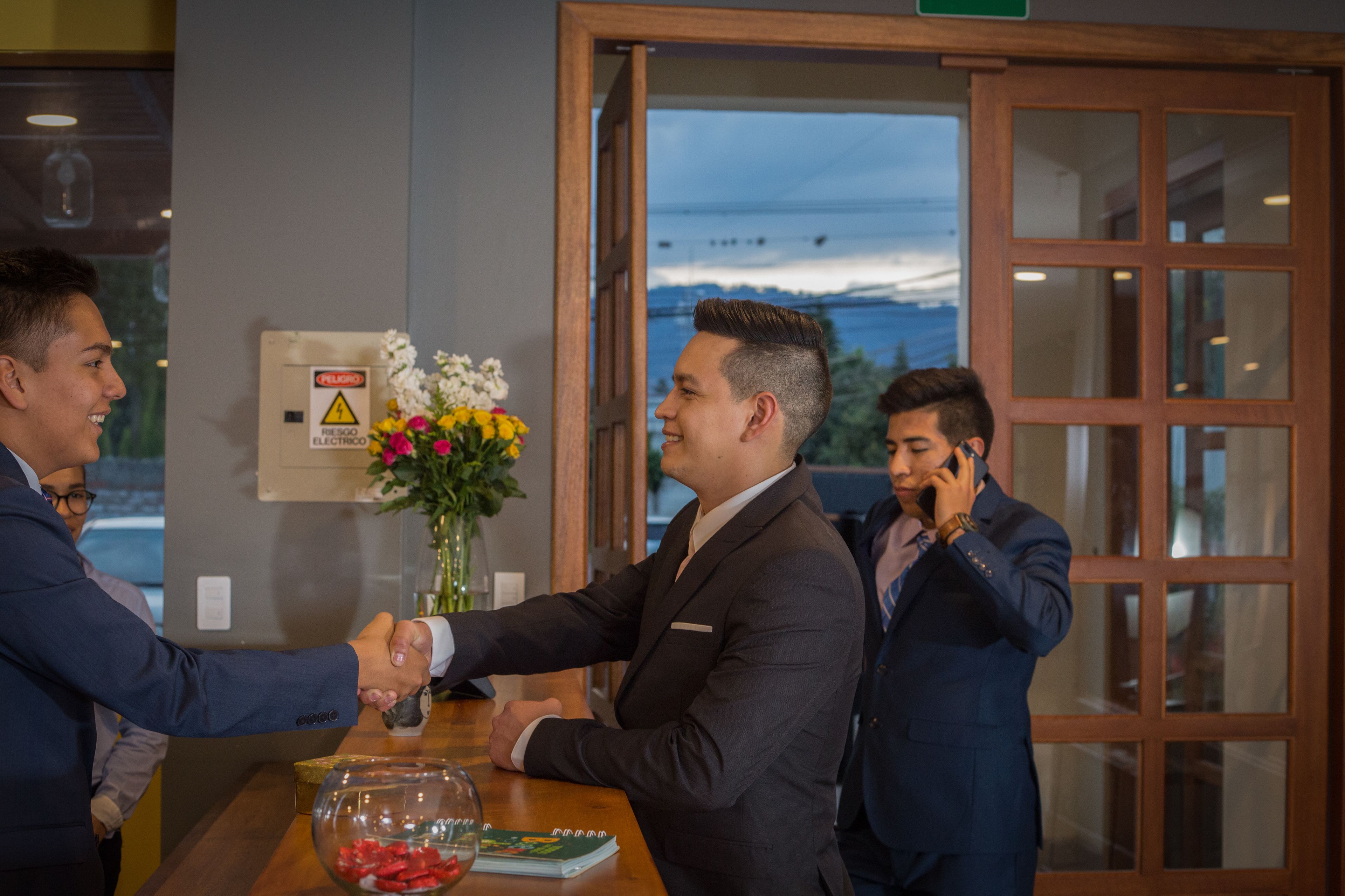 check-in/check-out kiosk