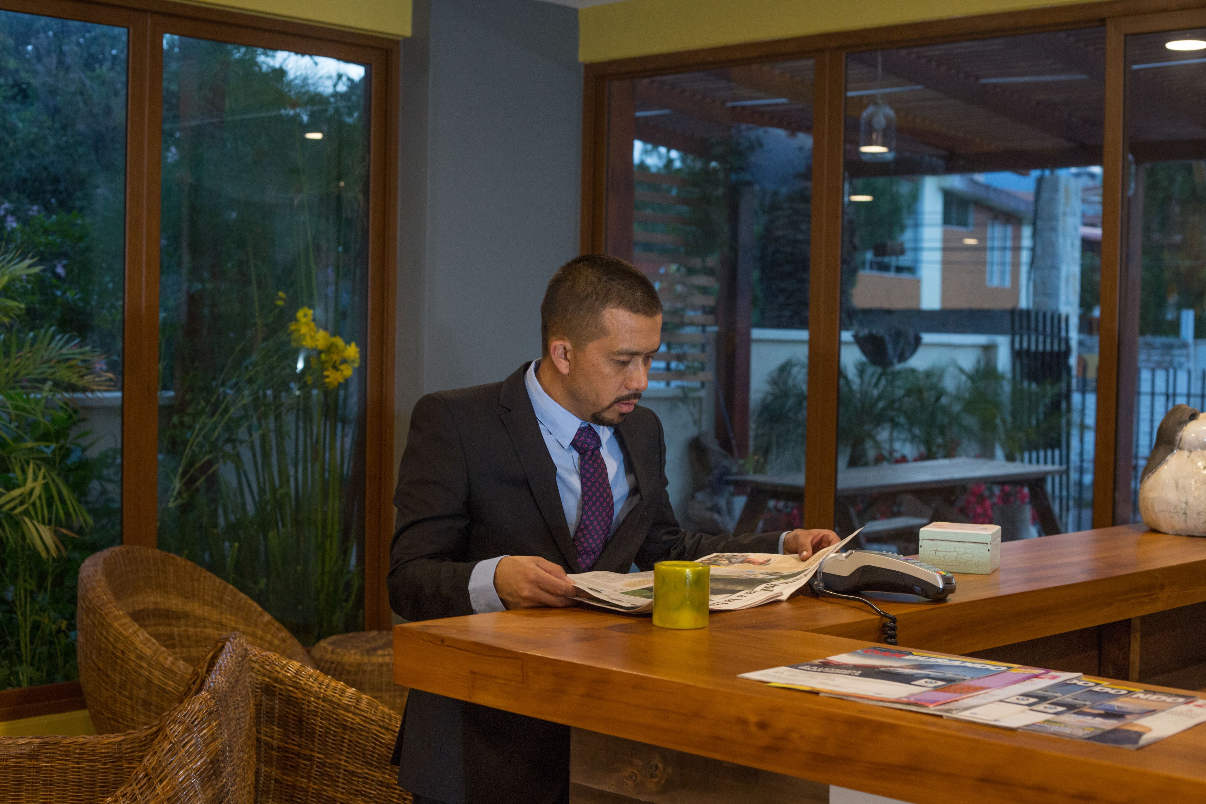 check-in/check-out kiosk
