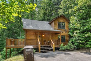 Cabin, 1 Bedroom | Exterior - Caught Ya Peek'n 1 Bedroom Cabin by RedAwning (Pigeon Forge)