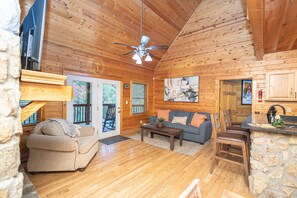 Ferienhütte, 3 Schlafzimmer | Wohnbereich