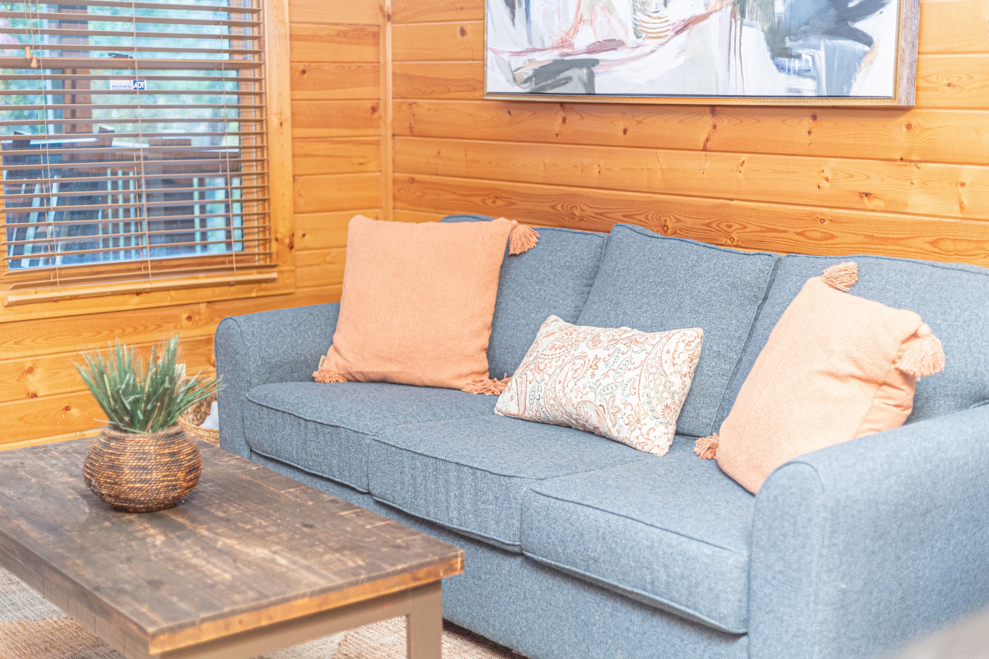 Cabane, 3 chambres | Coin séjour