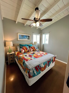 2 bedrooms, iron/ironing board, travel crib, WiFi