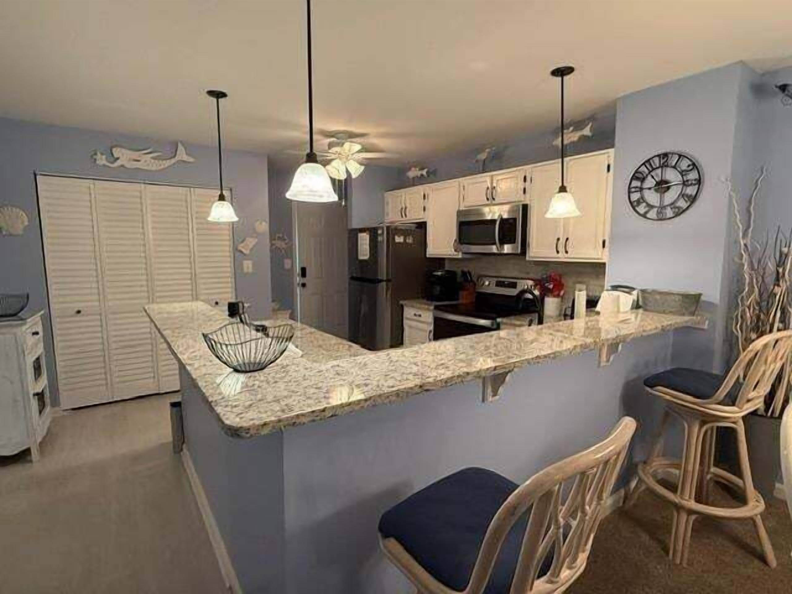 Condo, 2 Bedrooms | Private kitchen | Fridge, microwave, oven, dishwasher