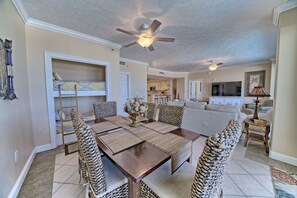 Dining - Beautiful Beachfront Condo with Pool View - Unit 0203 by RedAwning (Panama City Beach)