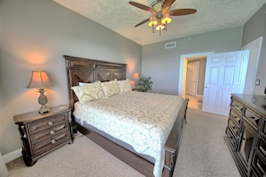 Condo, 2 Bedrooms | 2 bedrooms, iron/ironing board, free WiFi - Stylish Oceanfront Condo with Beach and Picnic Area Access - Unit 1706 by RedAwning (Panama City Beach)