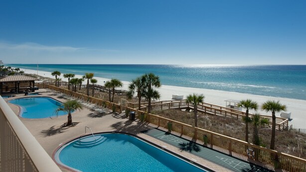 Condo, 2 Bedrooms | Pool | A heated pool - Oceanfront Condo with Spacious Balcony - Unit 0306 by RedAwning (Panama City Beach)