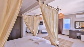 Premium bedding, minibar, in-room safe, laptop workspace