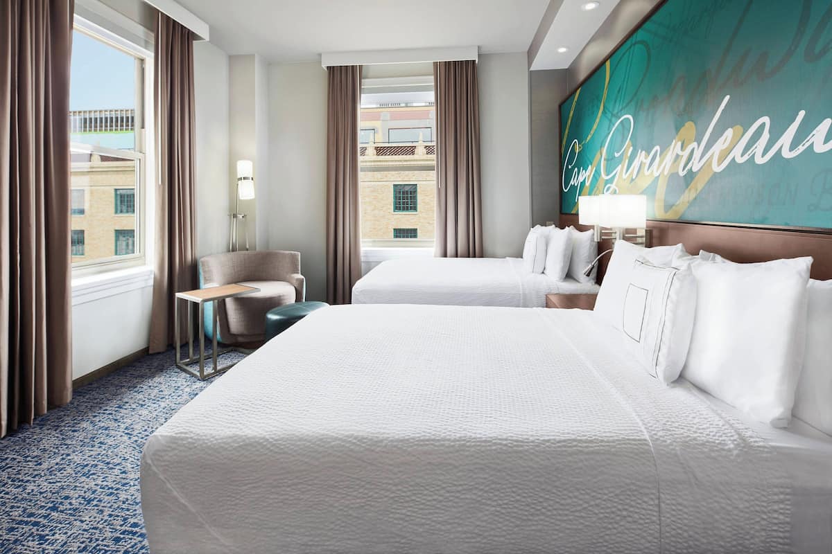 room, 2 queen beds, non smoking | 1 bedroom, egyptian cotton sheets, premium bedding, down duvets