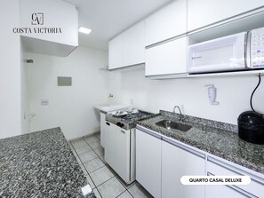 Deluxe-Doppelzimmer, 1 Queen-Bett | Eigene Küche