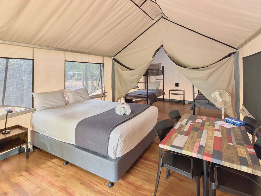 Familietelt | Lydisolering, sengetøj