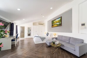 1 habitación, minibar, caja de seguridad en la habitación y escritorio 