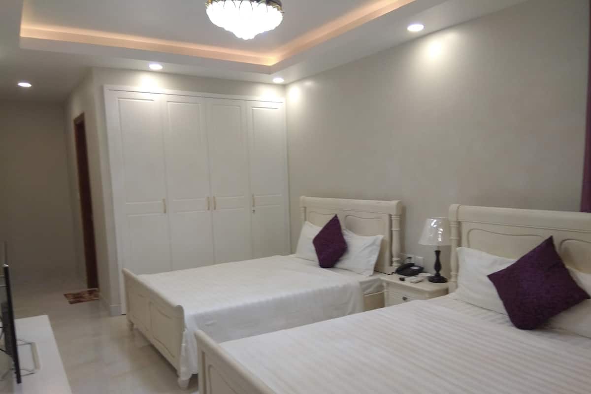 Phòng 2 giường đơn Deluxe | 1 phòng ngủ, minibar, màn/rèm cản sáng