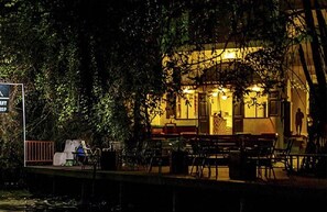 Front of property – evening/night