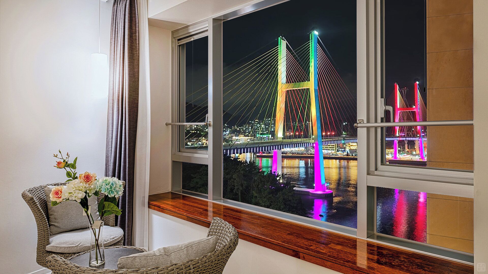 Family Double Ocean (Free infinity pool, Cruise Special Discount) | Premium bedding, blackout drapes, soundproofing, WiFi