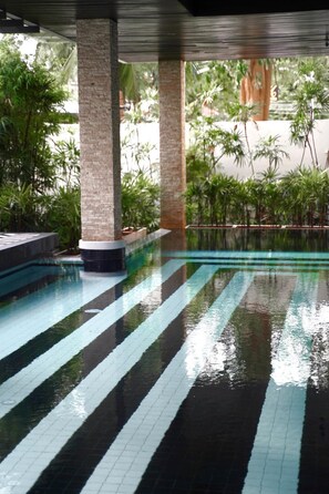 Indoor pool, outdoor pool