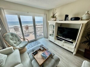 TV, DVD player, books
