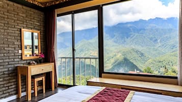 Kamar Quadruple, pemandangan gunung | Pemandangan dari kamar