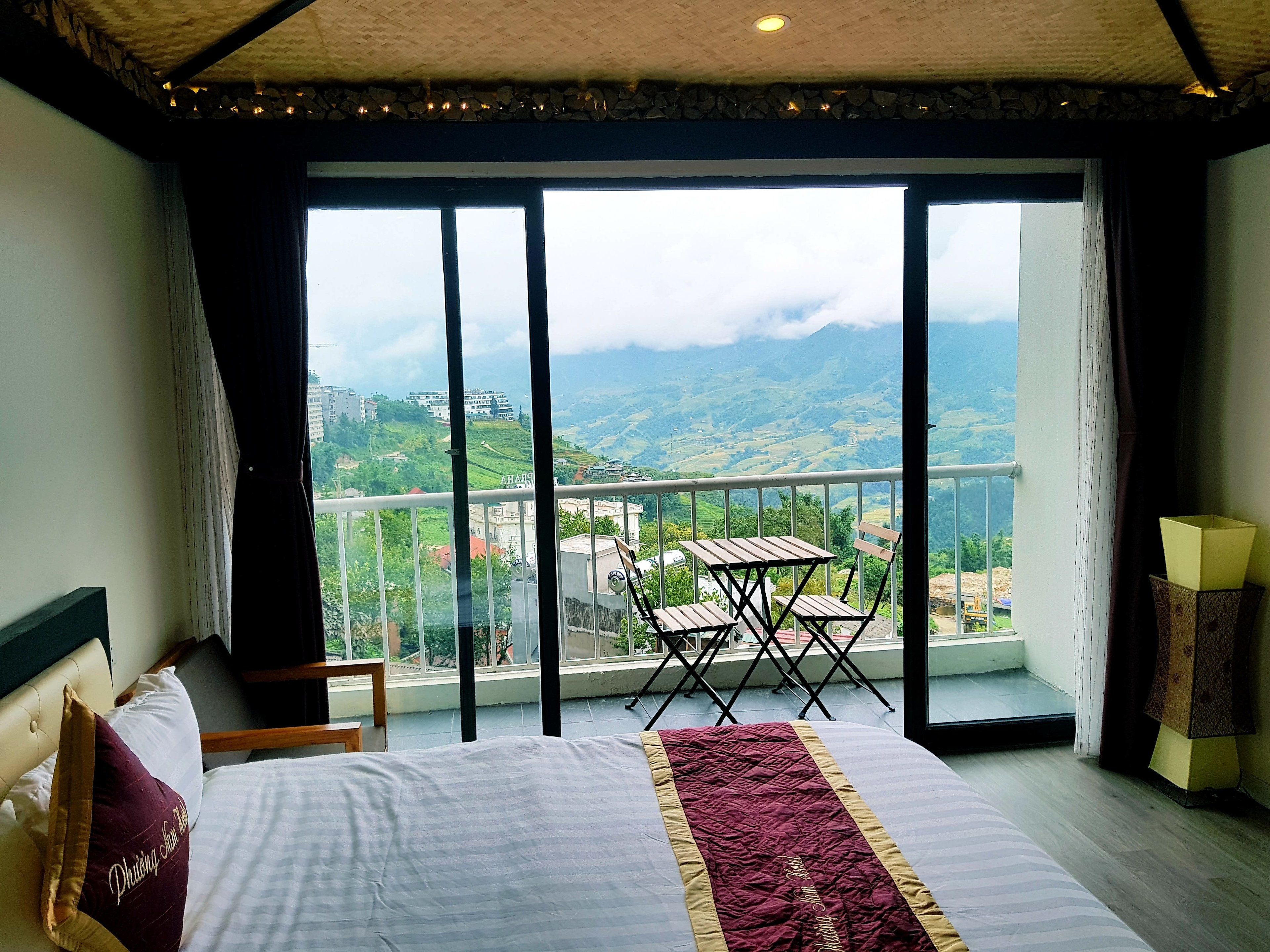 deluxe double room, mountain view | view from room