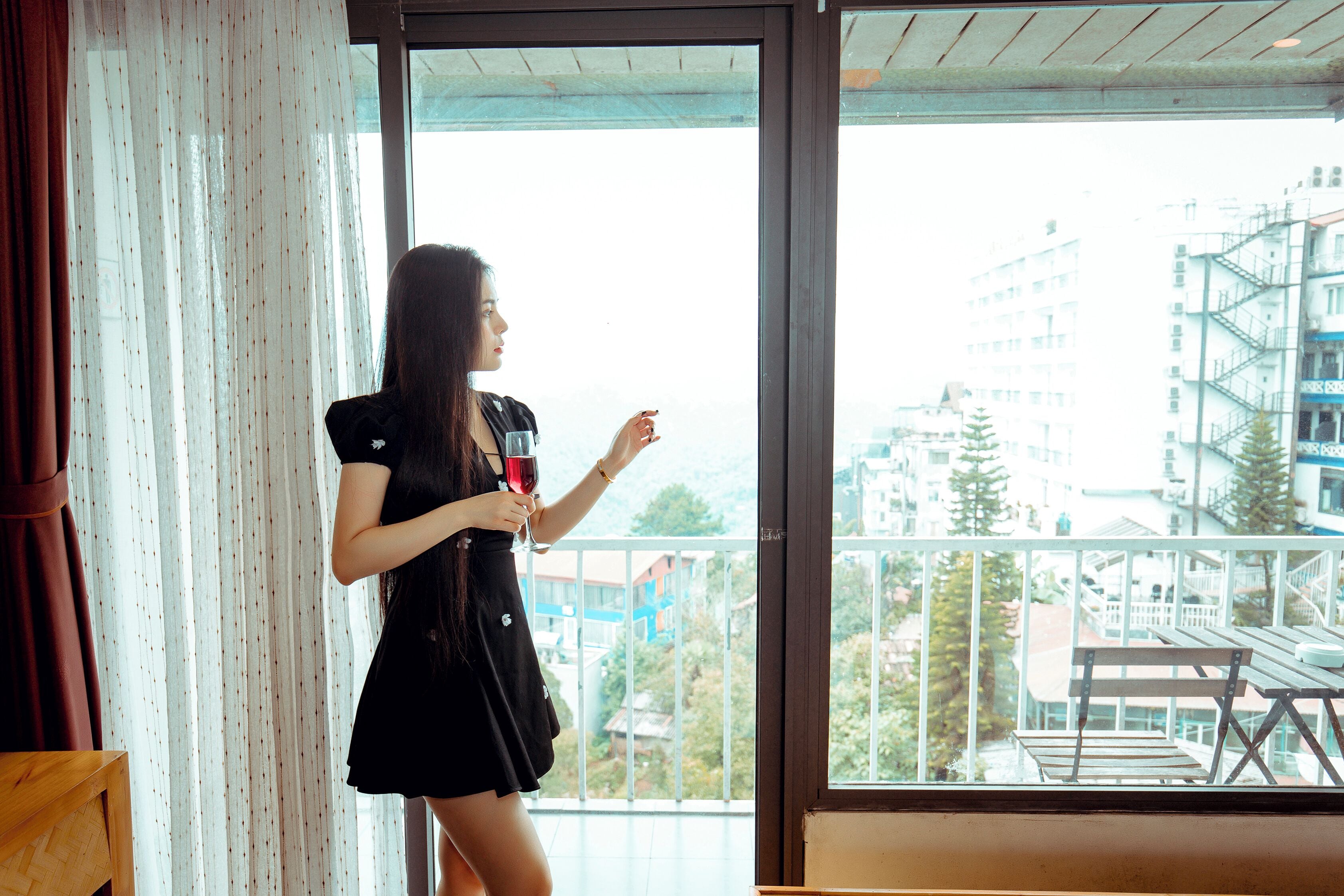 quadruple room, mountain view | terrace/patio