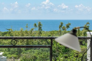 Deluxe Double Room with Balcony and Sea View | View from room - Sunset Mu Style Inn (Liuqiu)