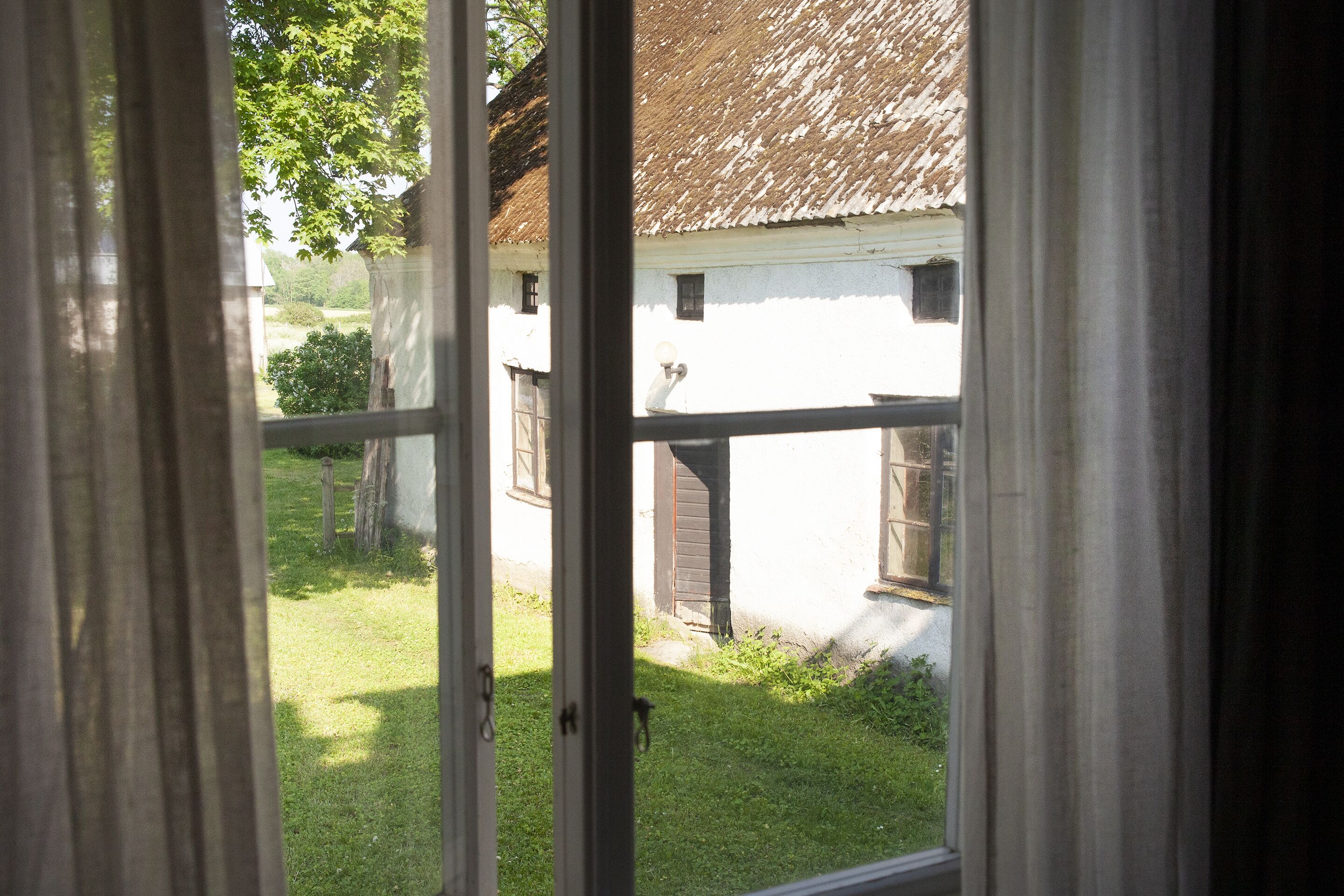 Economy Double Room, Shared Bathroom (Separate Building), Garden View (Saffron) | Udsigt fra værelset