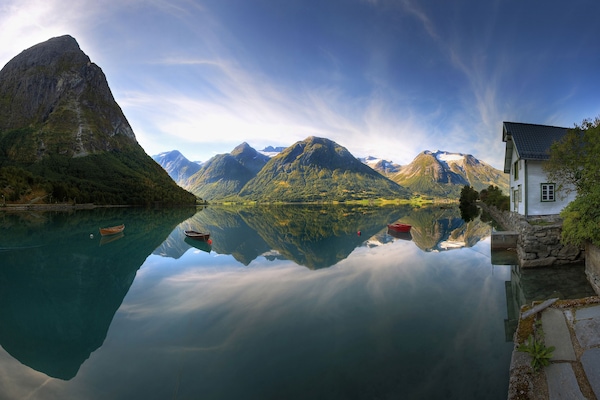 Udsigt fra overnatningsstedet