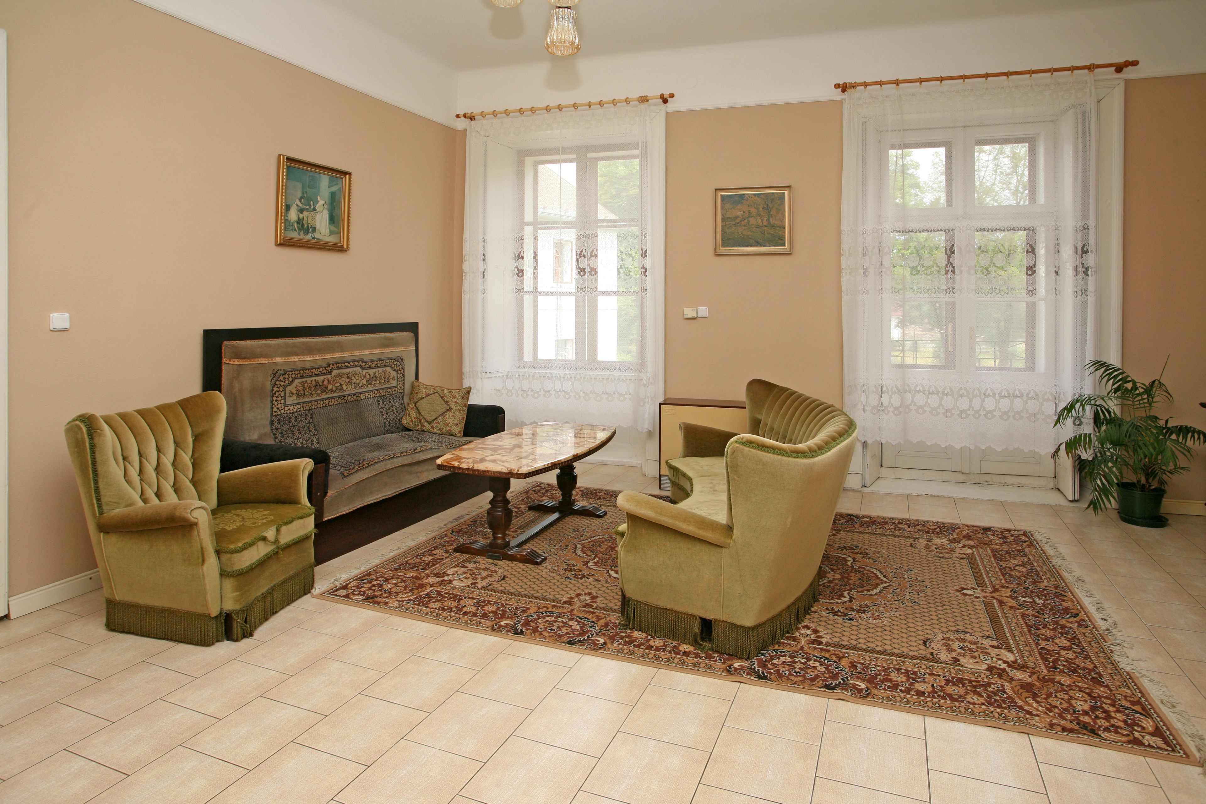 Apartamento, 3 quartos (3) | Sala de estar | TV de tela plana