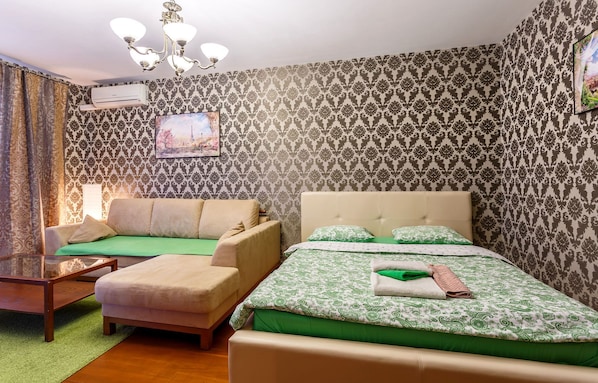 1 bedroom, iron/ironing board, free WiFi