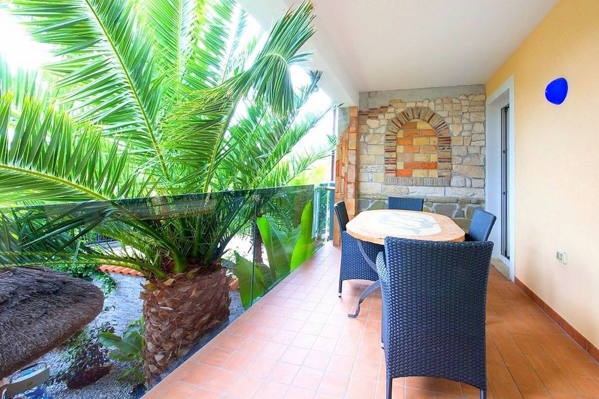 Apartment, Poolblick | Balkon
