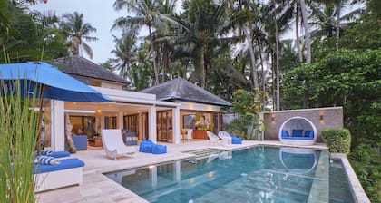 Espléndida villa de lujo Ubud en medio del arroz