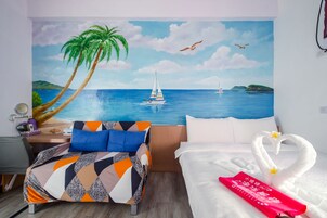 Doppelzimmer | Verdunkelungsvorhänge, kostenloses WLAN, Bettwäsche