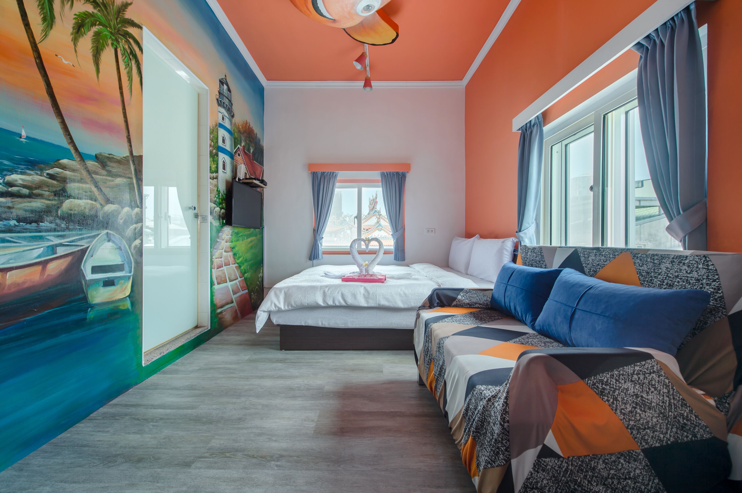 Double Room | Blackout drapes, free WiFi, bed sheets