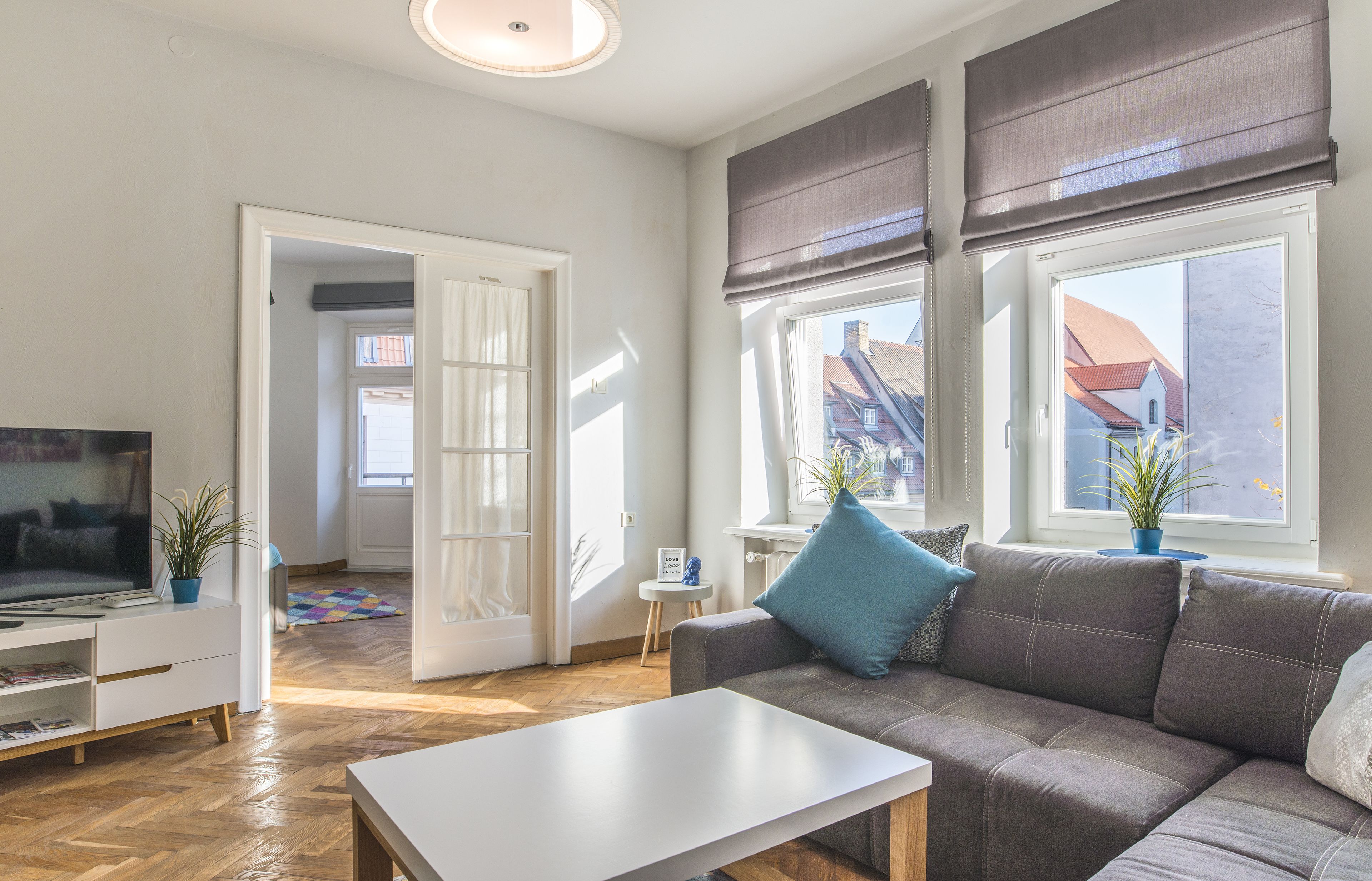 Lägenhet - 3 sovrum | Vardagsrum | Platt-tv