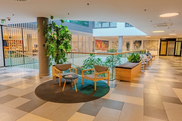 Lobby sitting area