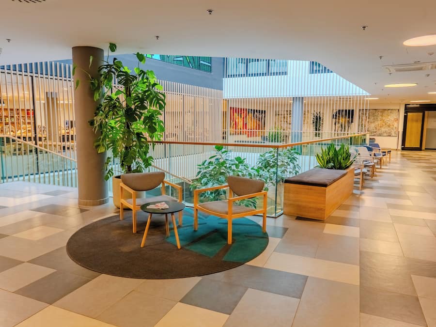 Sitzecke in der Lobby