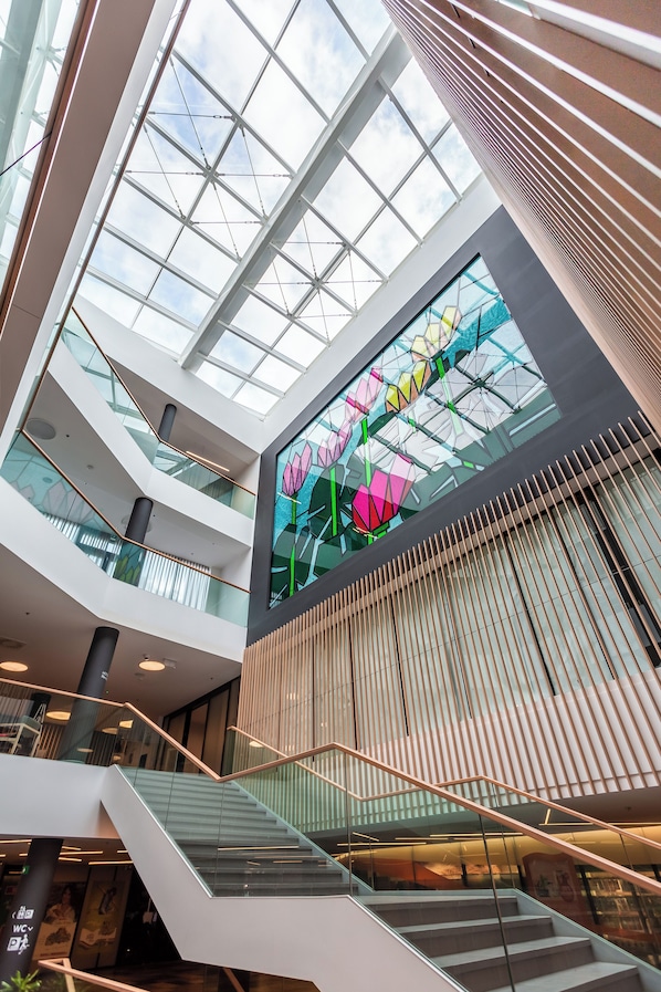 Interior entrance