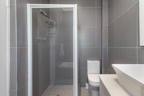 Free toiletries, hair dryer, towels