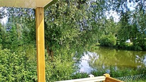 Terrace/patio - Camping aux Cygnes d'Opale (Blangy-sur-Bresle)