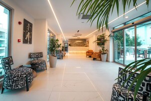 Sala de estar en el lobby