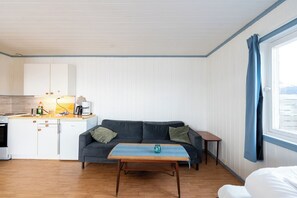 Lägenhet Comfort - 1 sovrum - kök - havsutsikt (Lars) | Eget kök | Kylskåp, ugn, spishäll och kaffe- och tebryggare