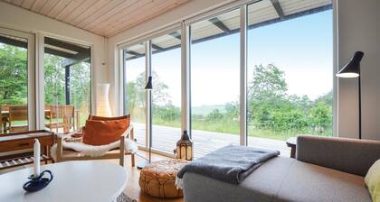 Belle maison Ă Knebel avec vue sur la.