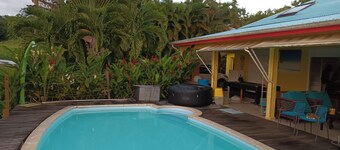 "PASSIONS CARAÏBES", CHARMING GITE FOR RENT IN SAINT-CLAUDE (BASSE-TERRE)