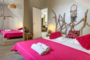 5 soveværelser, pengeskab på værelset, strygejern/strygebræt